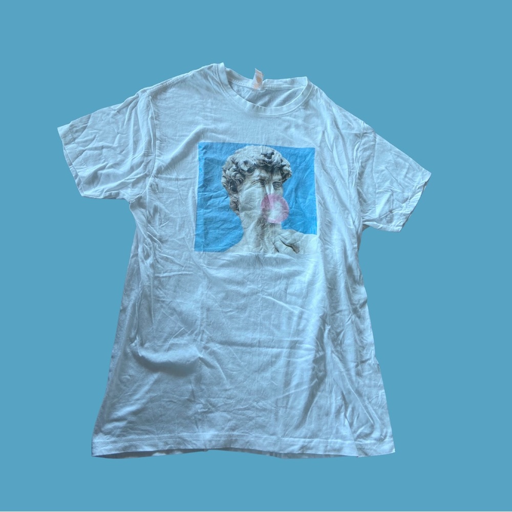 Classic Michelangelo’s Statue Of David Blowing Bubble… Gem